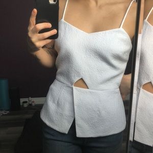 White rw&co tank top